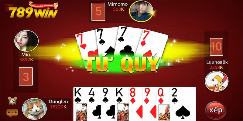 Trò chơi Tiến lên phổ biến Trò chơi Tiến lên phổ biến